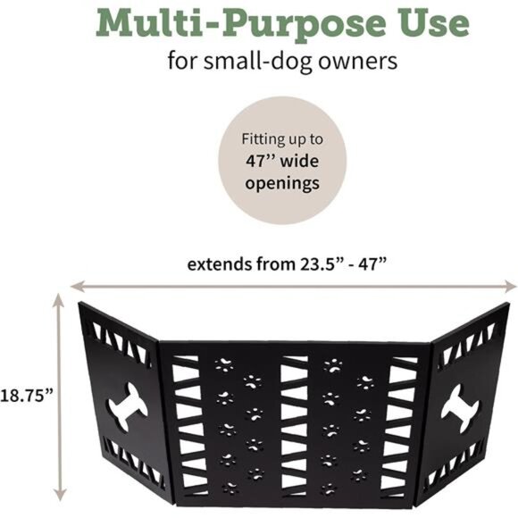 Free Standing Pet Gate|Pet Gate for Small Dogs|Free Standing Dog Gate for Stairs - Picture 5 of 7